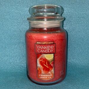 YANKEE Strawberry Lemon Ice 22 oz. CANDLE RARE SCENT